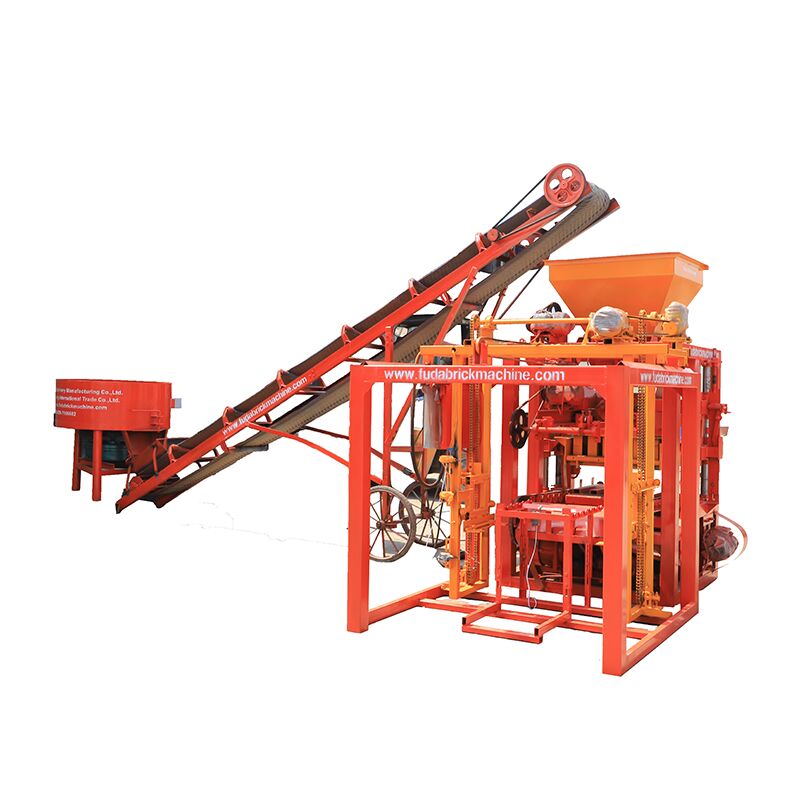 QT4-24B semi auto cement brick block machine stone block molding machine for sale
